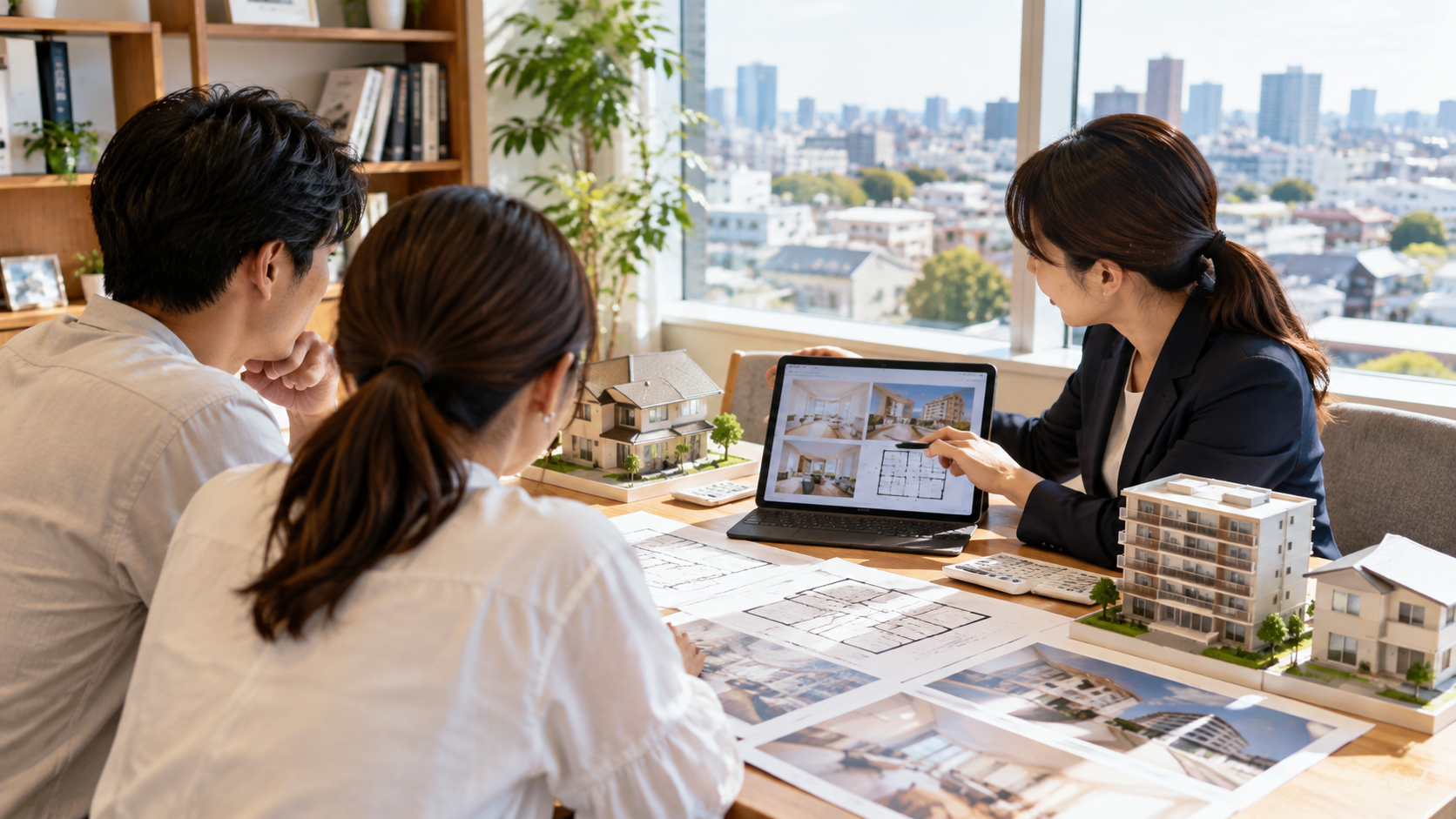 都市を望む建築相談会議